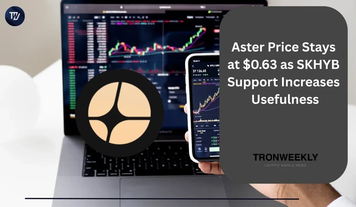 Aster Remains Steady at $0.63 as New Collateral Option Bolsters SKHYB Utility