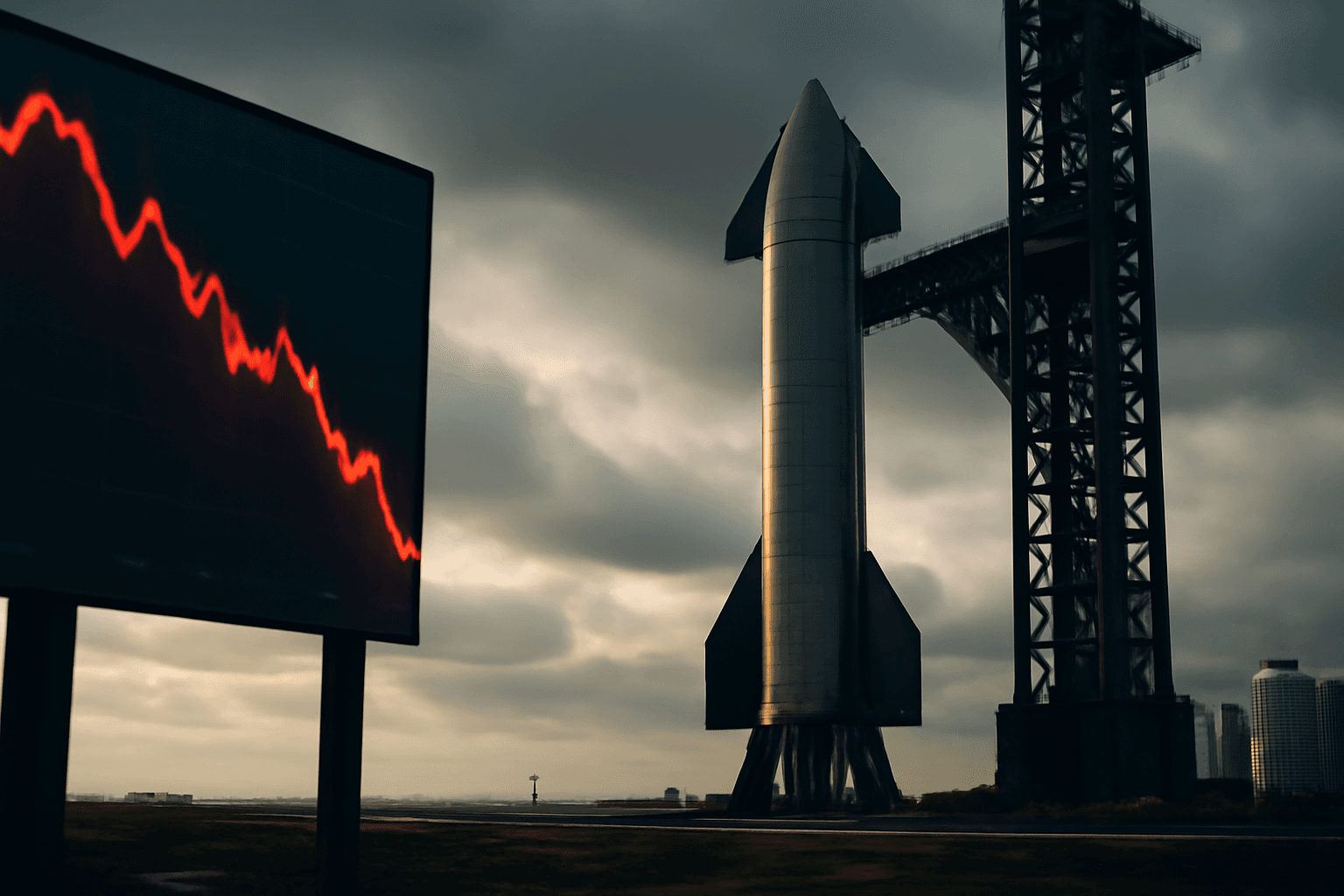 SpaceX Stock Drops Below Initial Offering Price Amid Anticipation for Starship Test