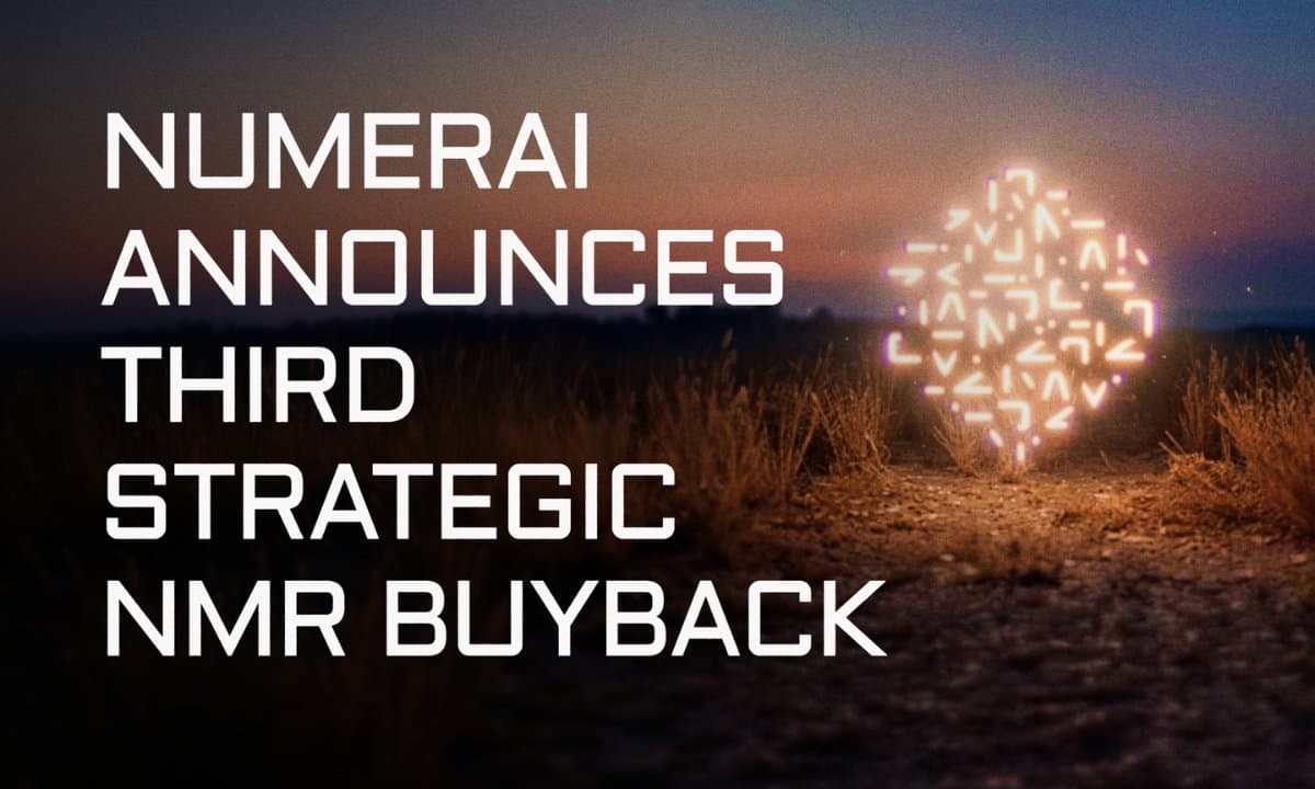 Numerai Boosts NMR Holdings with Third Market Buyback Totaling $3.2 Million
