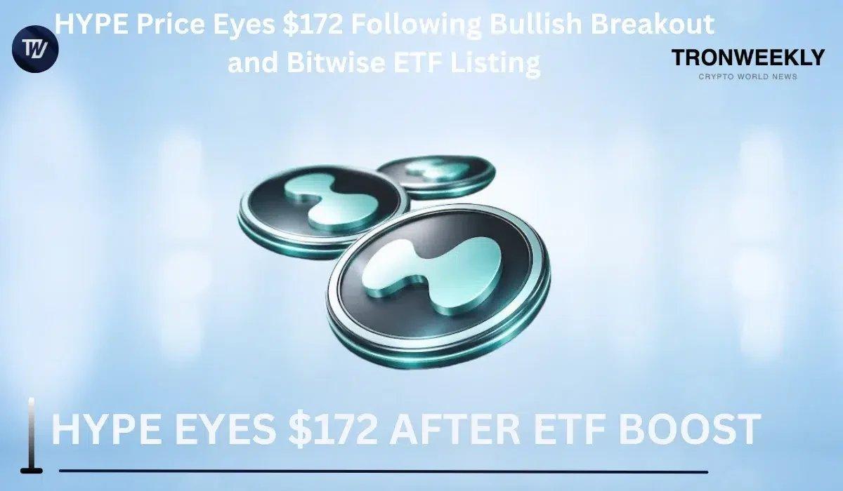 HYPE Price Targets $172 After Positive Breakout and ETF Inclusion