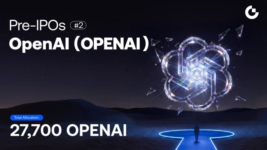 Gate's Phase 2 Pre-IPO Launch Features OpenAI with Dual-Currency Options