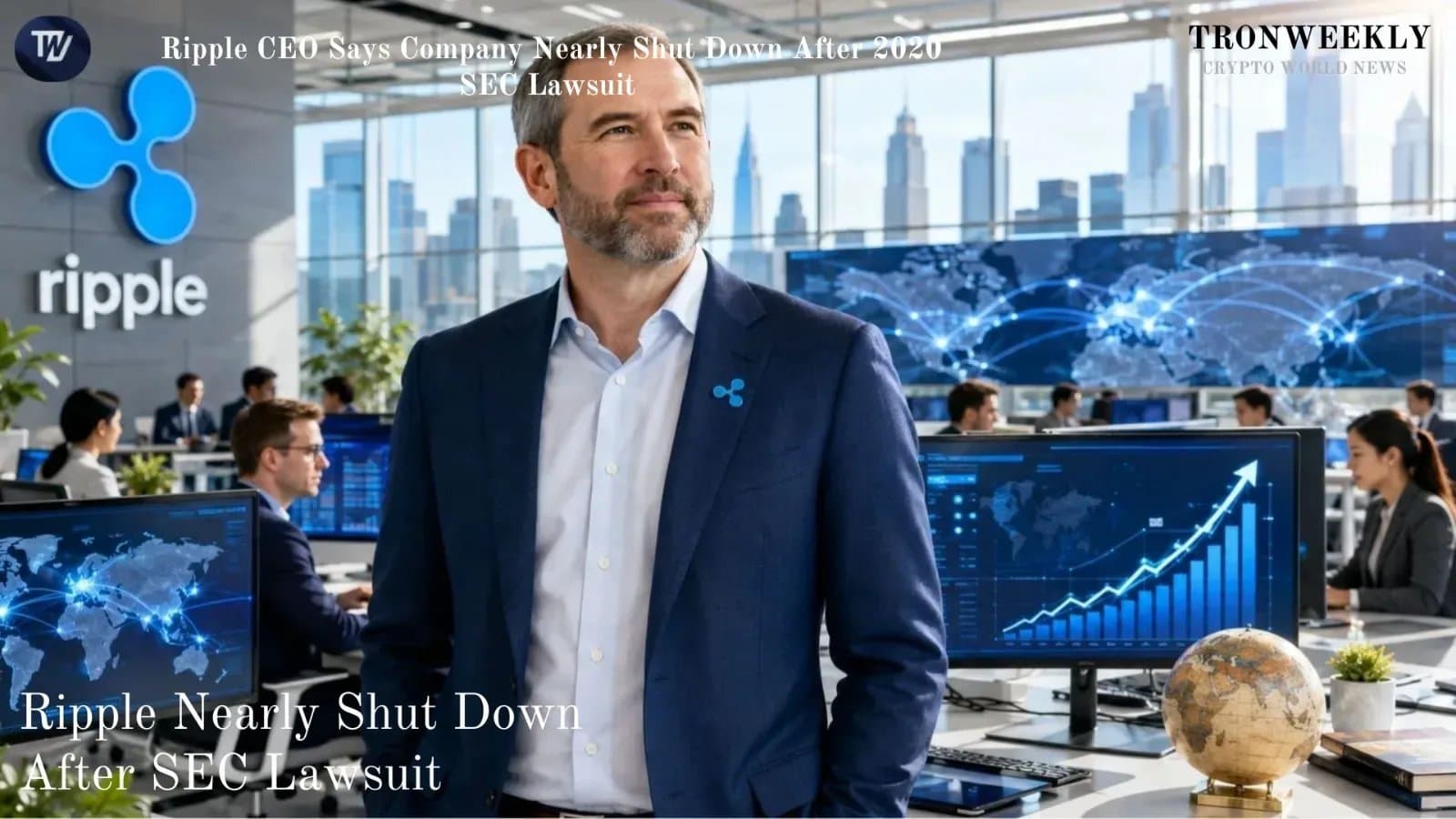 Ripple's CEO Reveals the Near-Crisis Following SEC Lawsuit in 2020