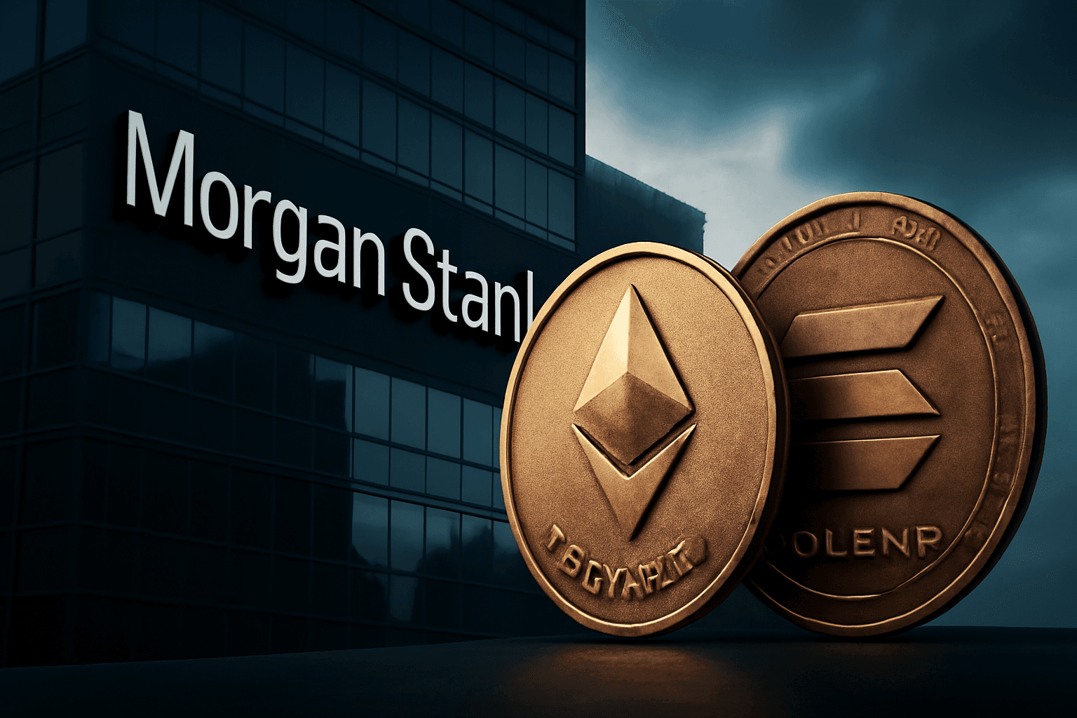Morgan Stanley Aims for Ethereum and Solana ETF Market Amid Growing Fee Rivalry
