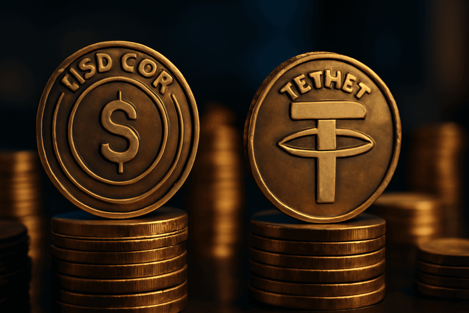 USDC Emerges Victorious in Stablecoin Volume Race Against Tether