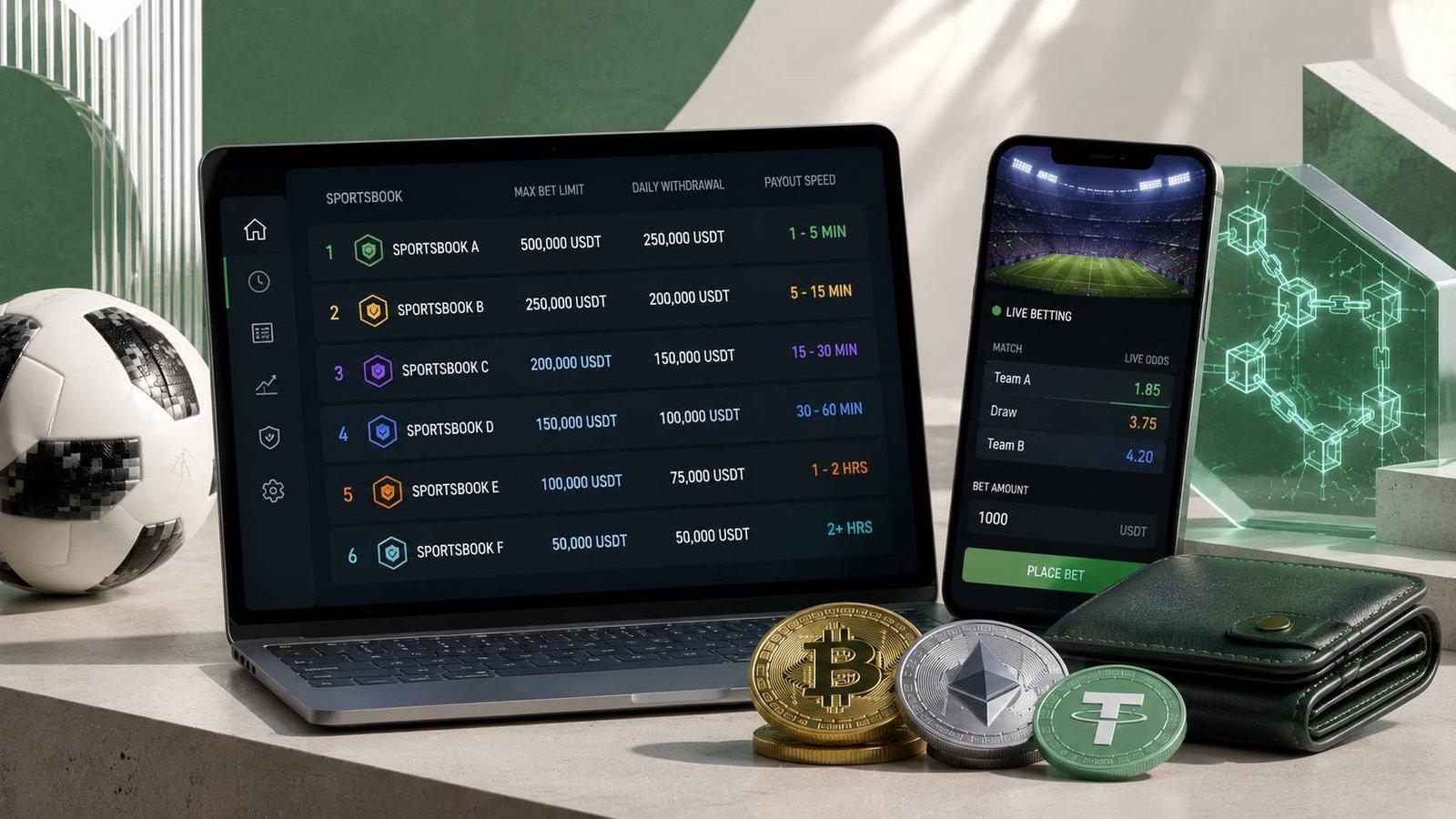 Comparing Cryptocurrency Sportsbooks for High-Volume Bettors: Withdrawal Limits and Processes