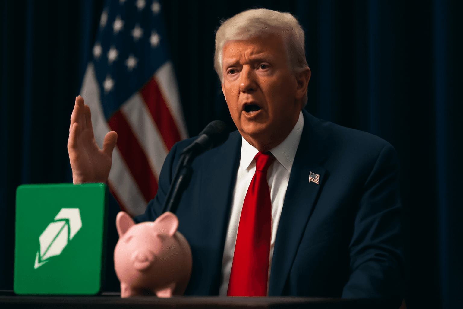 Robinhood Sees Gains as Trump Unveils Child Savings Program