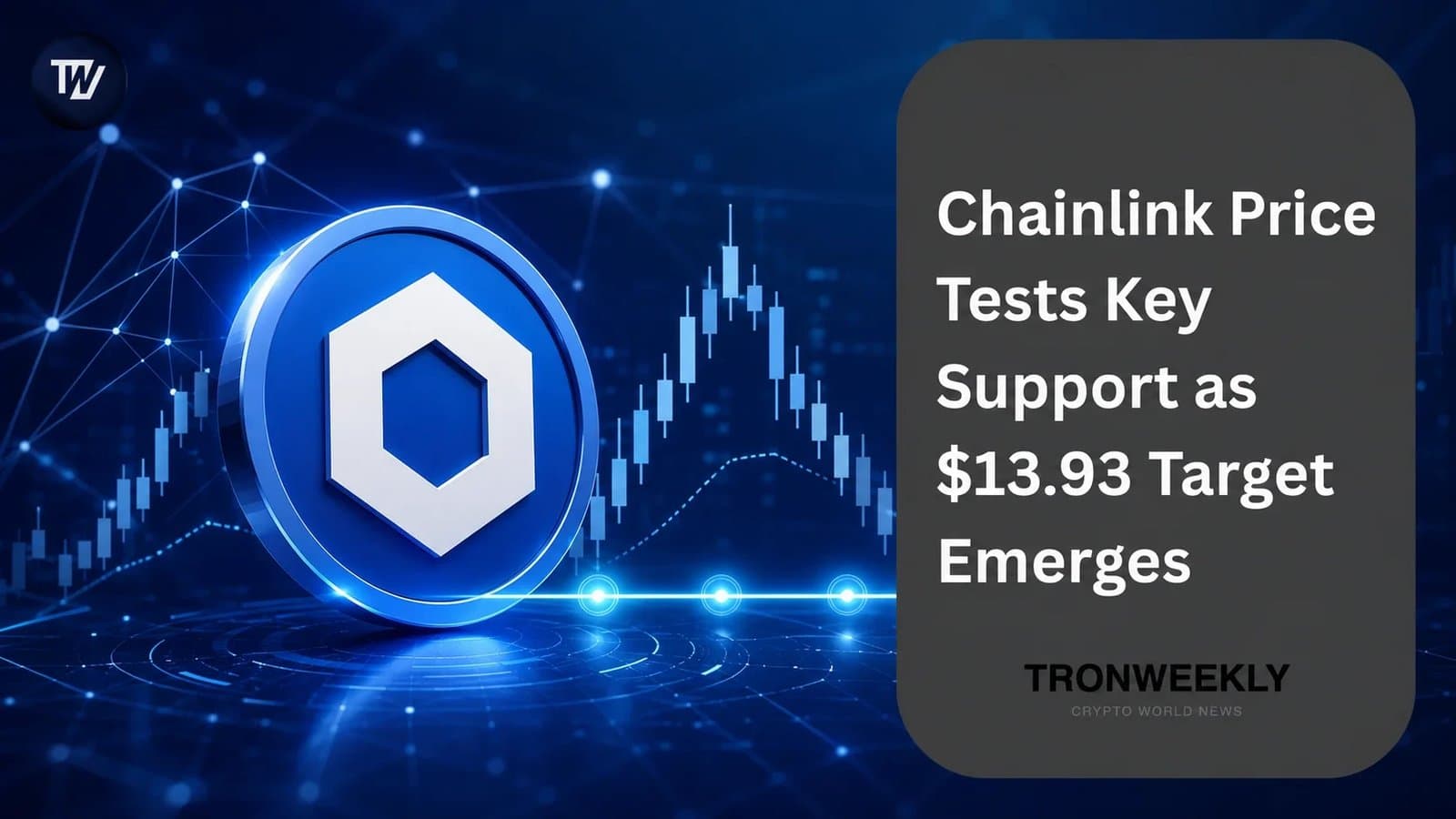 Chainlink Price Approaches Critical Support, $13.93 Target in Sight