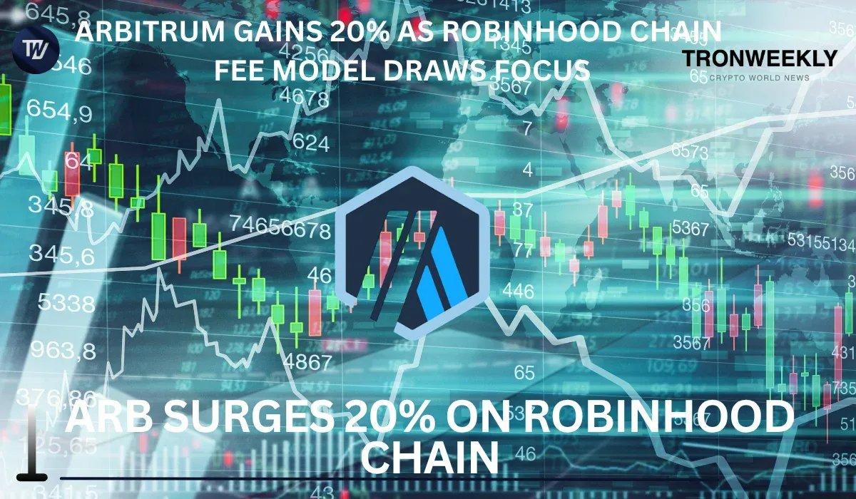 Arbitrum Soars 20% Amid Attention on Robinhood Chain’s Fee Structure