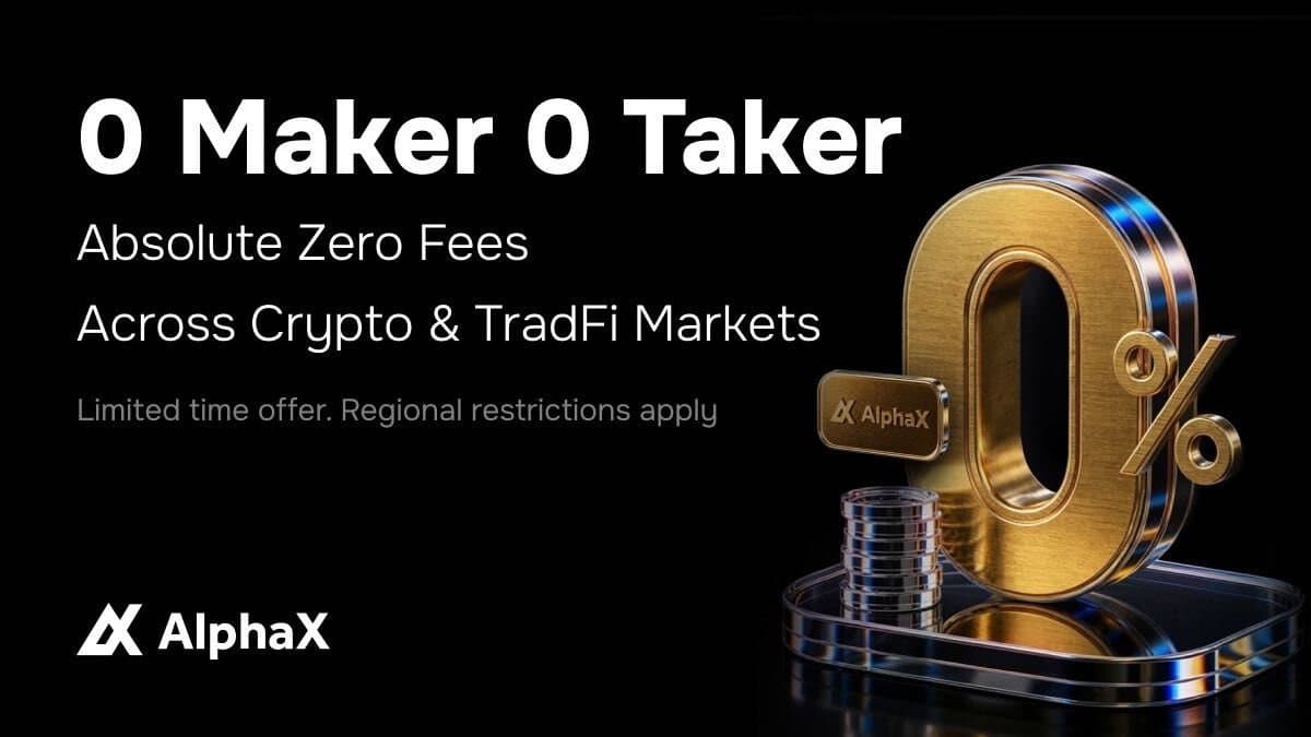 AlphaX Launches Zero-Fee Trading Across Financial Markets