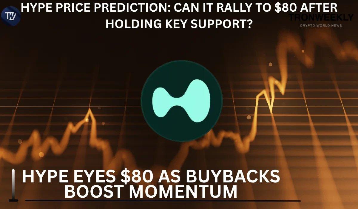 HYPE Price Forecast: Will It Surge to $80 After Maintaining Support?