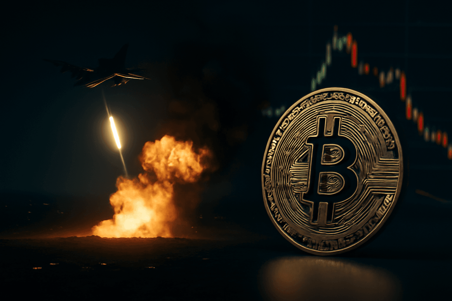 Tensions Rise as U.S. Launches Strikes on Iran, Bitcoin Takes a Hit