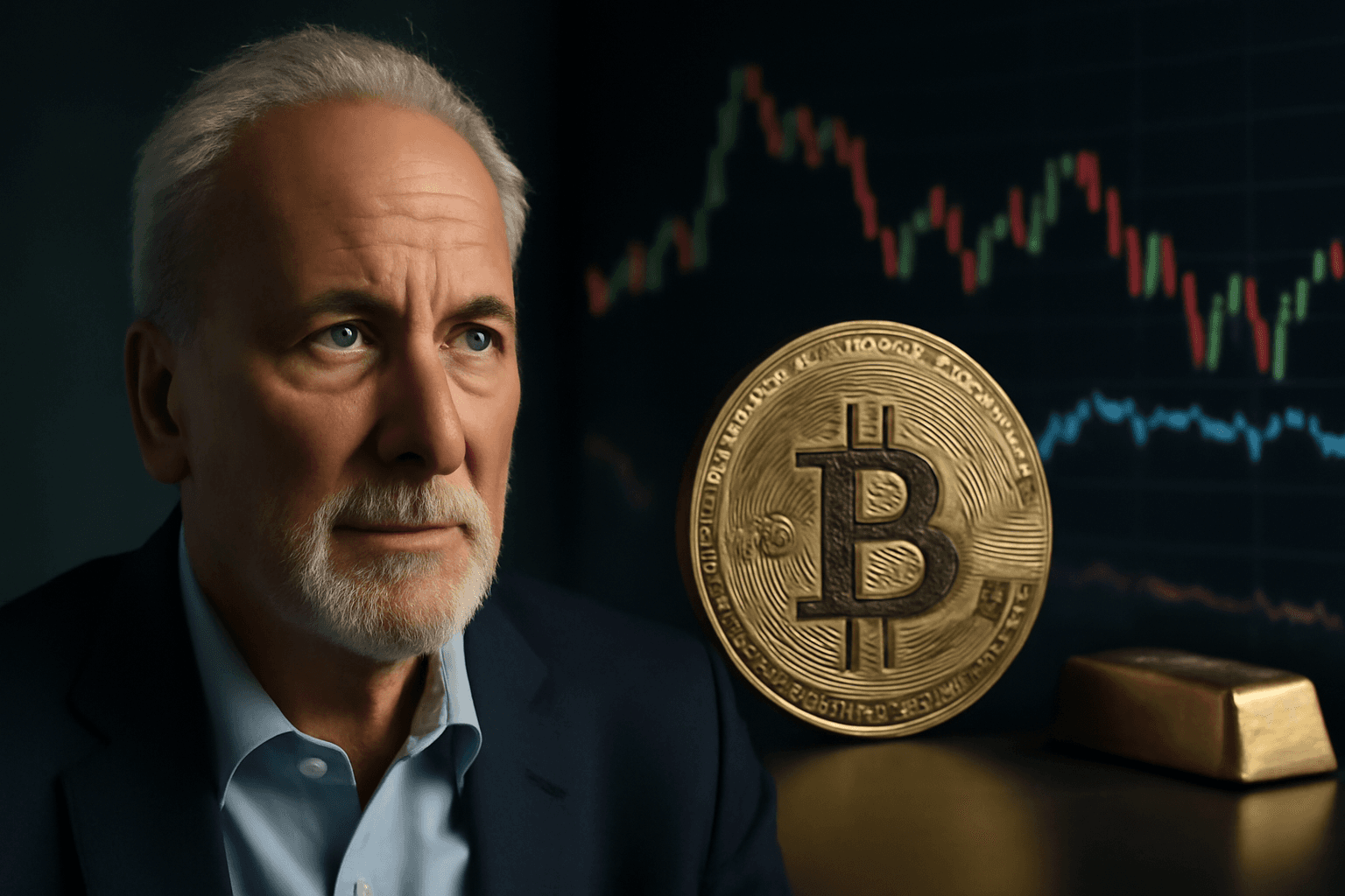 Peter Schiff Questions Bitcoin's Links to Gold and Nasdaq as Both Struggle