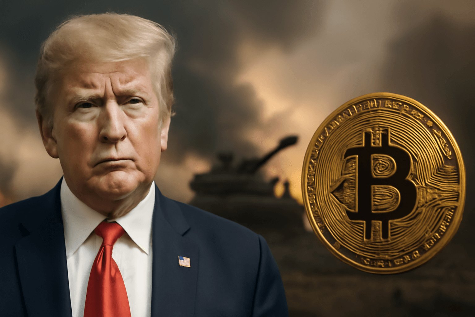 Trump Signals Potential Military Action Against Iran as Bitcoin Dips Below $62K