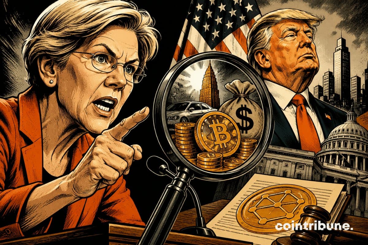 Warren Pushes Trump to Disclose Crypto Earnings Ahead of CLARITY Act Vote