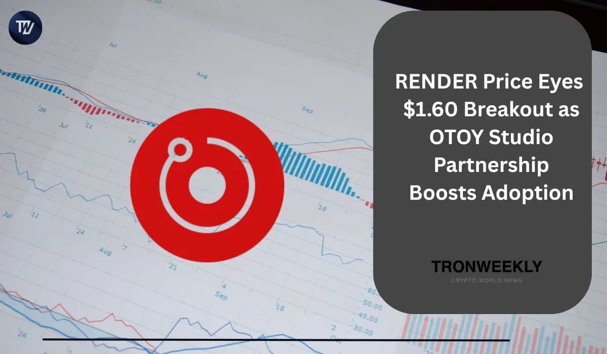 RENDER Price Aims for $1.60 as Partnership with OTOY Studio Sparks Growth