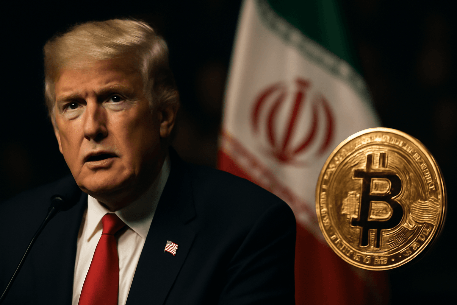 Trump Confirms Ongoing Negotiations with Iran as Bitcoin Surges